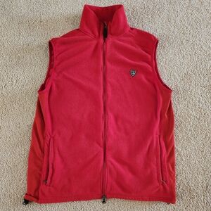 Polo Ralph Lauren Red Fleece Vest - Size M